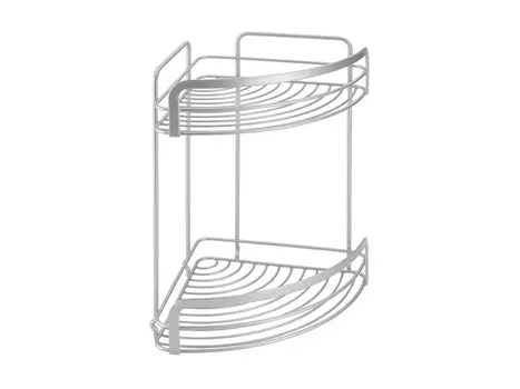 полка двойная угловая METALTEX Viva 20х20х30см