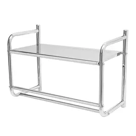 полка настенная MY SPACE с 2-мя планками хром