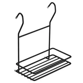 полка одинарная малая, черный матовый