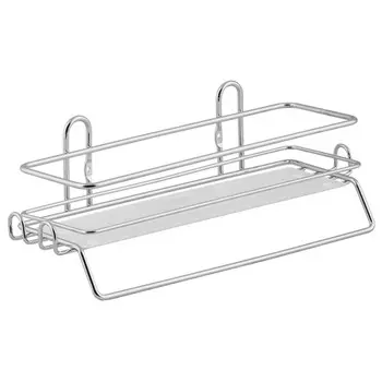 полка прямая ЧМЗ 35х11х12см хром/пластик