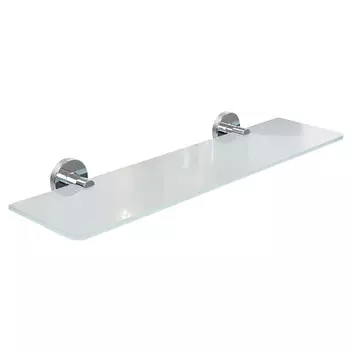 полка прямая FORA Lord хром стекло