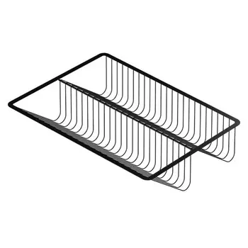 полка сетчатая двухуровневая для обуви для выдвижных рам 555х410мм черная