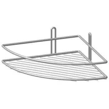 полка угловая 1 ярусная PROFFERO Классик сталь хром