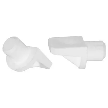 полкодержатель 7мм белый 12 шт