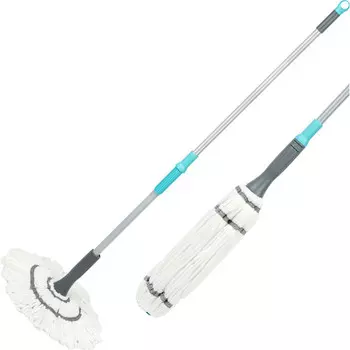 поломой РЫЖИЙ КОТ Твист Pro MopM12 134см насадка МОП микрофибра с отжимом телескоп. ручка