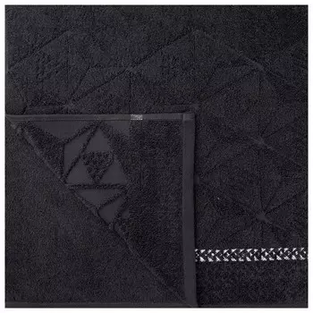 полотенце махр. CLEANELLY Роччэ 100х150см черное, арт.ПЦ1225-4136