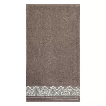 полотенце махр. CLEANELLY Сальвьетта 50х90см коричневое, арт.ПЦ26-3025,цв455