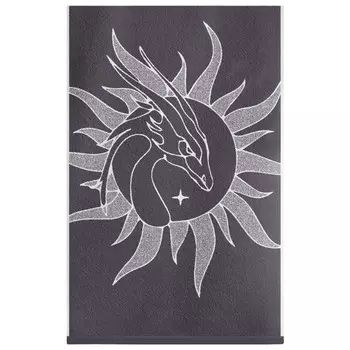 полотенце махр. САМОЙЛОВСКИЙ ТЕКСТИЛЬ Солнечный Дракон 50х90см серое, арт.795549