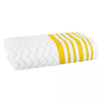 полотенце махр. TAC Line 50х90см бело-желтое, арт.2786-21403