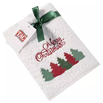 полотенце махр. TAC New Year 50х90см белое, арт.8024