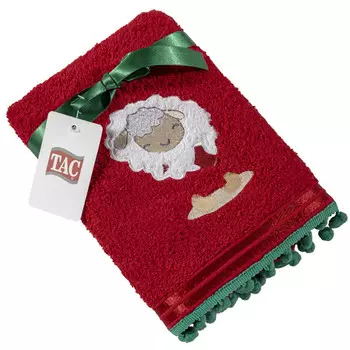 полотенце махр. TAC New Year 50х90см красное, арт.8007