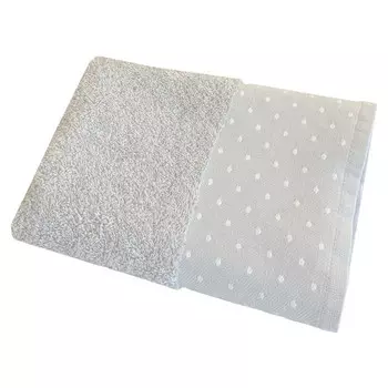 полотенце махр.TAC Polka 50х90см светло-серое, арт.1702-93657