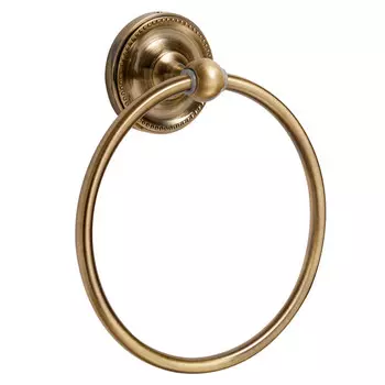 полотенцедержатель кольцо FORA Real настенный бронза