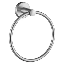 полотенцедержатель кольцо LEDEME L71704 нерж сталь сатин