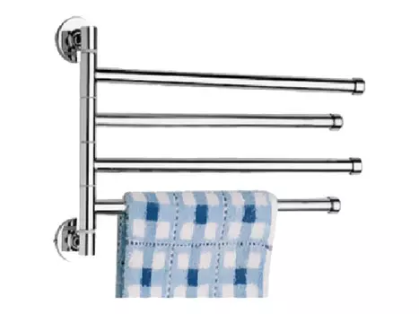 полотенцедержатель поворотный четверной LEDEME L114