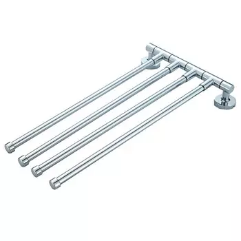 полотенцедержатель поворотный четверной LEDEME Oval L114