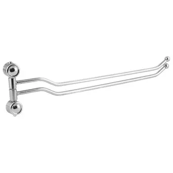 полотенцедержатель поворотный двойной РЫЖИЙ КОТ B0924 металл хром