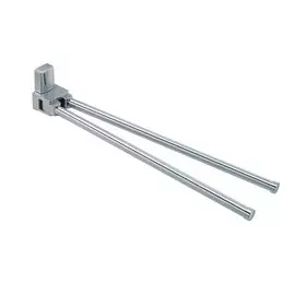 полотенцедержатель поворотный двойной WASSER KRAFT Leine хром