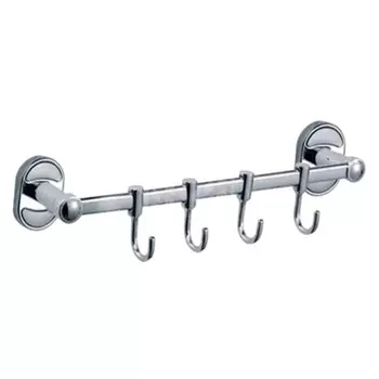 полотенцедержатель с 4 крючками 350мм LEDEME One L1915-4