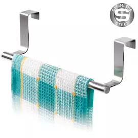 полотенцедержатель TATKRAFT Horizon 23x7,2 cм надверный сталь