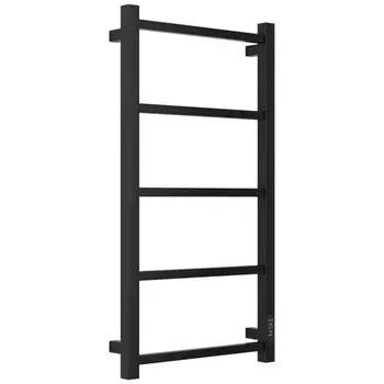 полотенцесушитель электрический СТИЛЬЕ Формат26 800х400мм 115Вт таймер правый матовый черный