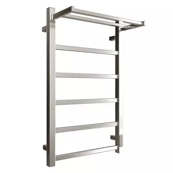 полотенцесушитель электрический STOUT Jazz Quadro 800х500мм 160Вт хром с полкой