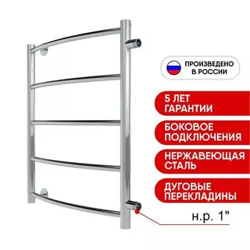 полотенцесушитель водяной INDIGO Arc 600х500мм хром