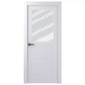 полотно дверное BELWOODDOORS Инари белое остеклённое 200х70см эмаль