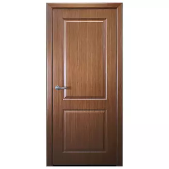 полотно дверное BELWOODDOORS Мальта ПГ 600мм Орех шпон глухое