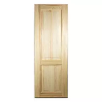 полотно дверное ДВ-2Ф18 глухое 200х70см сосна бессучковая без покрытия с выборкой под защёлку