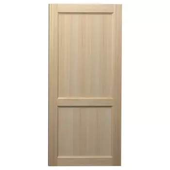 полотно дверное ДВ-2Ф8 глухое 200х90см массив сосны экстра без покрытия с выборкой под защёлку