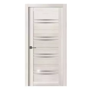 полотно дверное ДВЕРИ ГУД D1 ПО 800мм Перламутр светлый ПВХ стекло сатинат