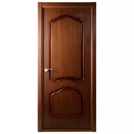 полотно дверное Каролина L ПГ 2х0,6м шпон орех