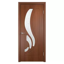 полотно дверное Лиана ПО 700 итальянский орех лам. ПВХ х/ст.
