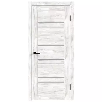 полотно дверное VELLDORIS Linea 8 Ель альпийская стекло Мателюкс 200х90см ПВХ