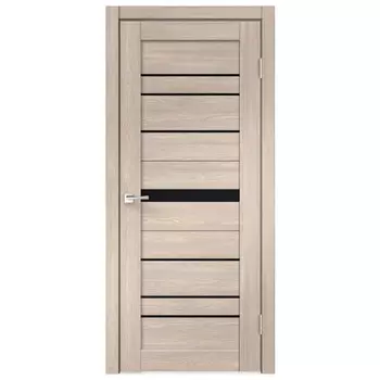 полотно дверное Веллдорис Сити 1 дуб ривьера стекло 200х70см экофлекс