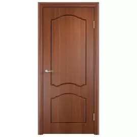 полотно дверное VERDA Лидия ПГ 600мм ПВХ итальянский орех глухое