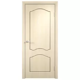 полотно дверное VERDA Лидия ПГ 800мм ПВХ беленый дуб глухое