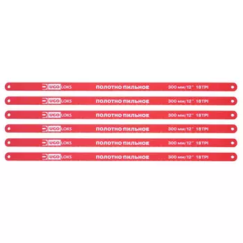 полотно пильное UGO LOKS 300мм 18tpi 6шт