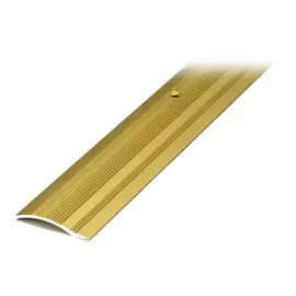 порог алюм. разноур. 39,4/10мм 0,9м анод. золото