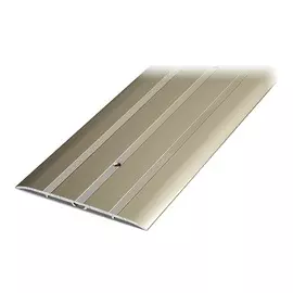 порог алюм. стык. 100мм 0,9м анод. бронза