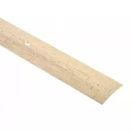 порог алюм. стык 37мм 0,9м декор. дуб выбеленный А5