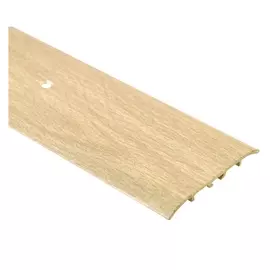 порог алюм. стык 60мм 0,9м декор. дуб выбеленный Аг60