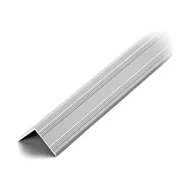 порог алюм. угол 20х20мм 1,8м анод. серебро