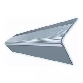 порог алюм. угол 59х35мм 0,9м анод. серебро, Д14НЕ