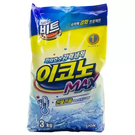 порошок стиральный LION Beat EconoMax для стирки в холодной воде 3кг концентрат