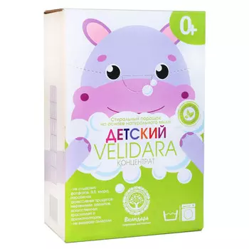 порошок стиральный ВЕЛИДАРА Детский 1,35кг концентрат