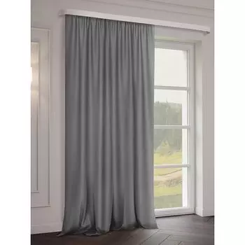 портьера блэкаут ТД Текстиль 118185, 200х260 см, серая