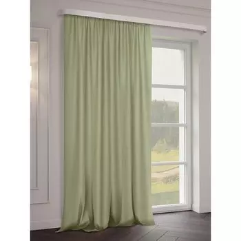 портьера блэкаут ТД Текстиль, 200х260 см, зеленая