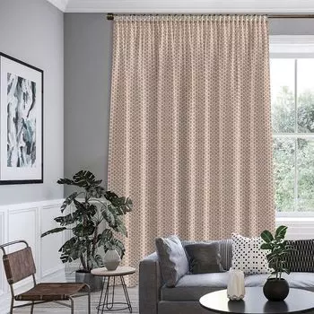 портьера Pikamo Соты 200х280 см, коричневая